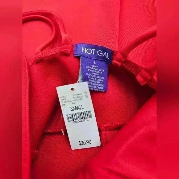 Wet Seal Women's Size S Hot Gal Red Mini Dress NWT - Picture 4 of 10